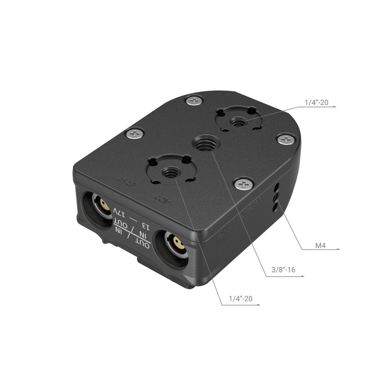 SmallRig 3252 Power Supply Base Plate for DJI 2 / RS 3 / RS 3 Pro - 4