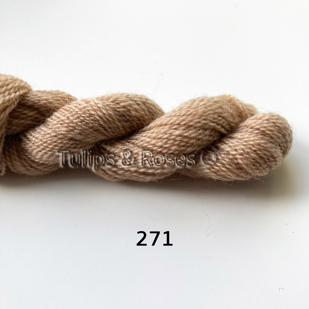 Yllebroderigarn REDGARN 20/2 Kamgarn Bruna  - 3
