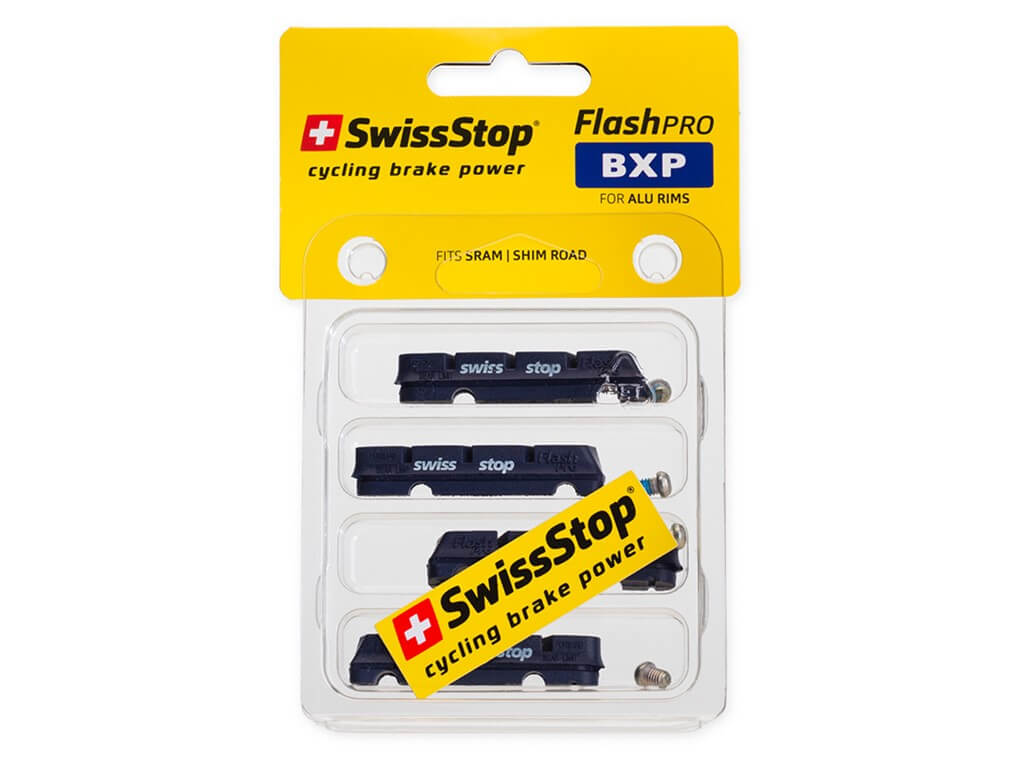 SWISSSTOP Fälgbromsbelägg inserts FlashPro BXP Aluminium rim