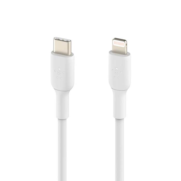 USB-C till USB-C Kabel Vit 2m - 3