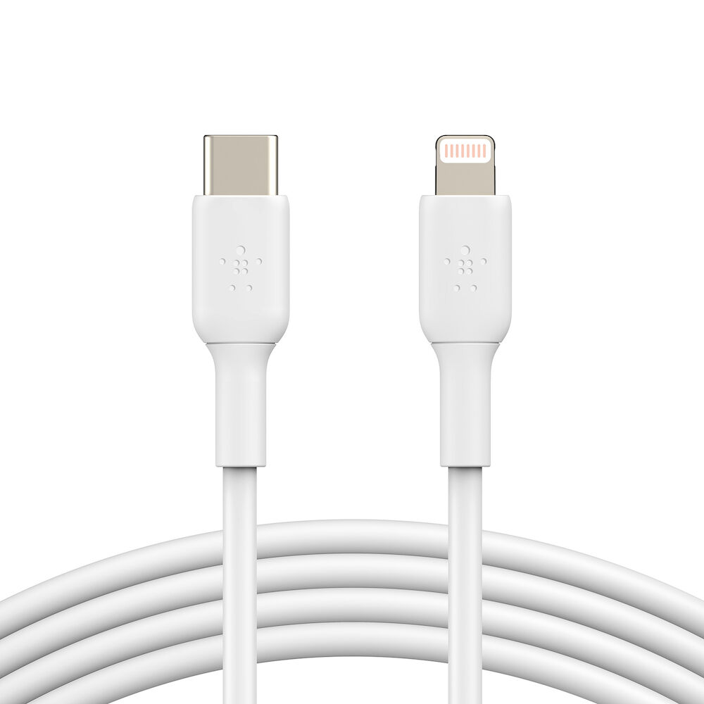 USB-C till USB-C Kabel Vit 2m
