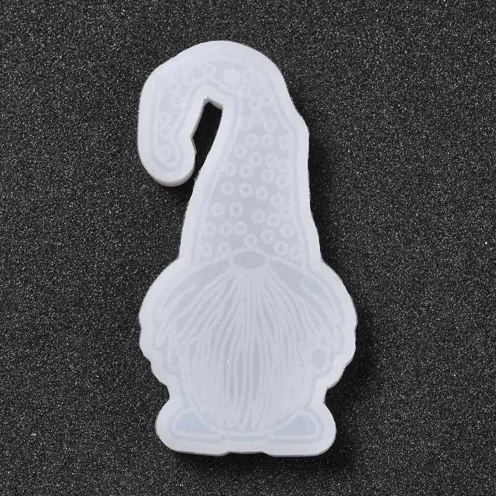 Gjutform  i silikon - Tomte / Dvärg m skägg - 2