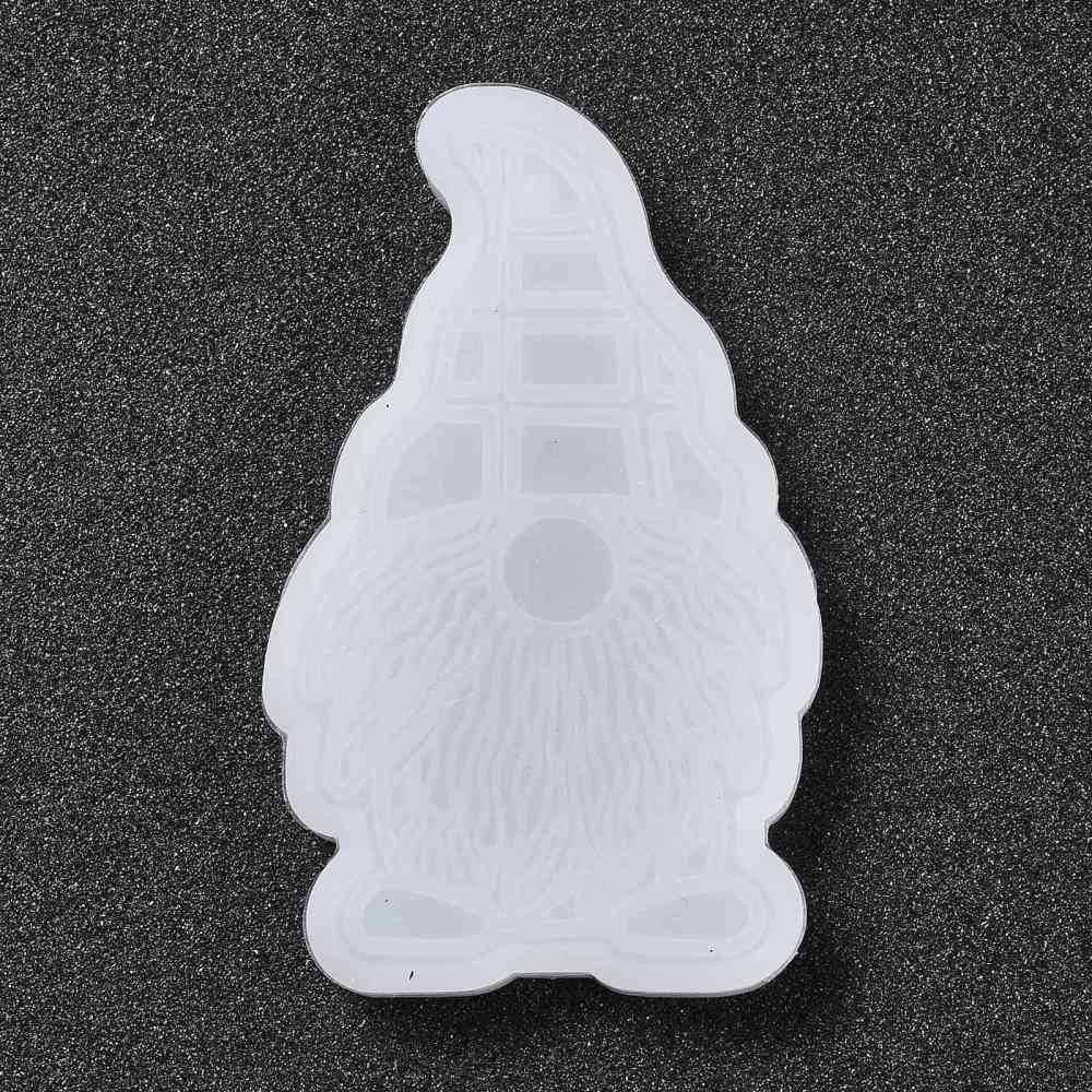 Silicone Resin Mold   Dwarf / Santa w  squared hat - 2