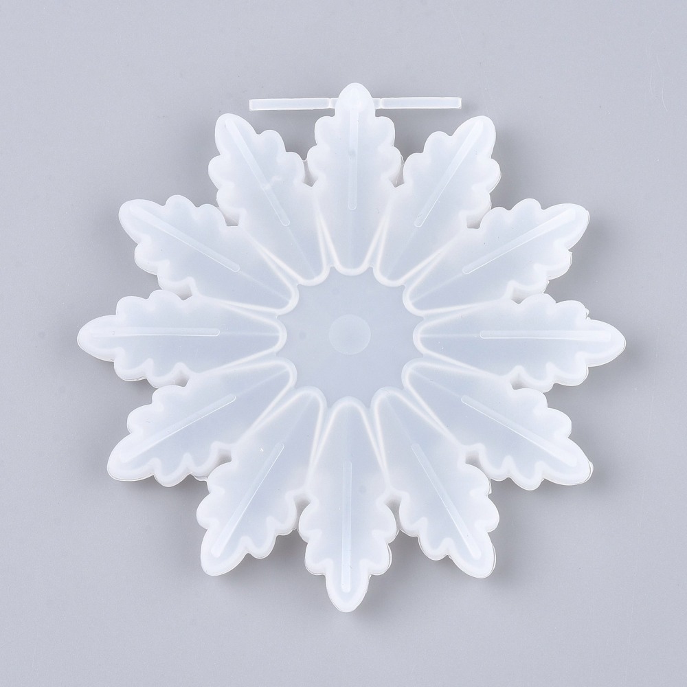 Gjutform  i silikon - Stor Snöflinga, 12uddig