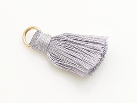Mini tassel - grå