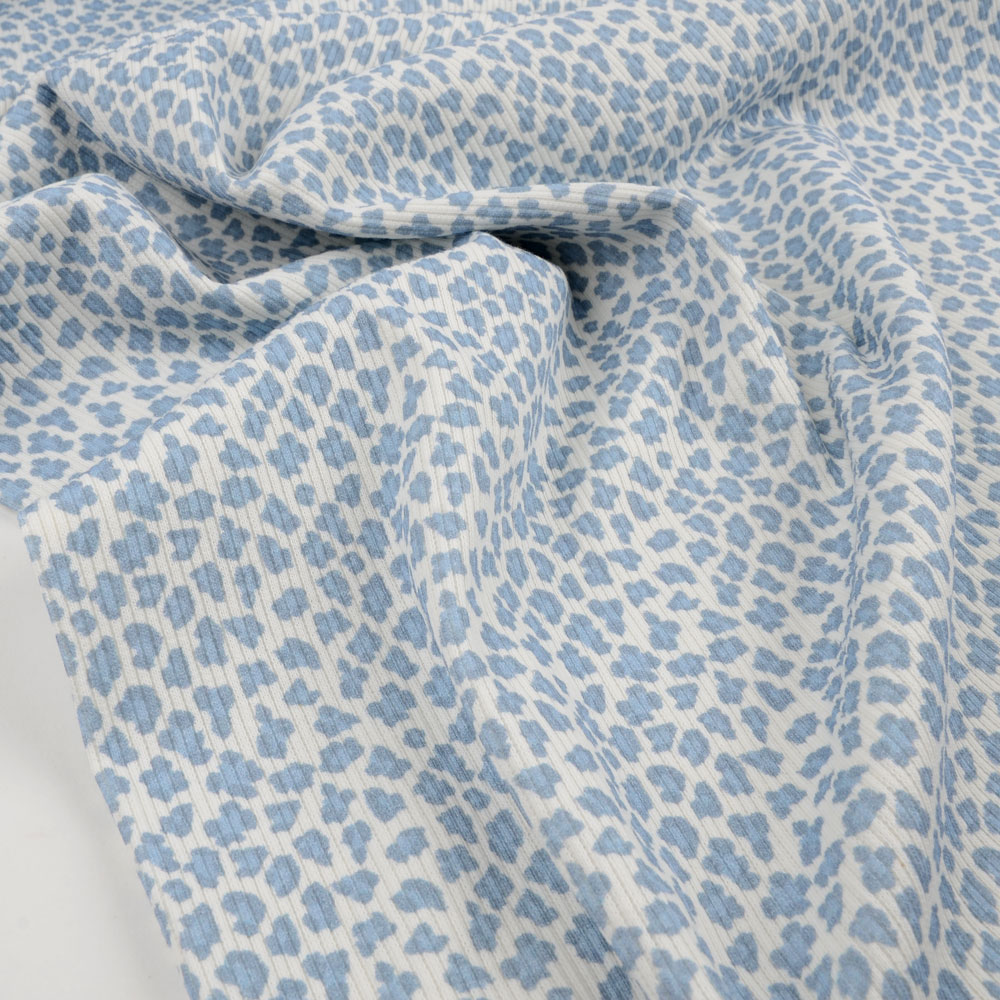 MINI LEO RIBBED - BLUE