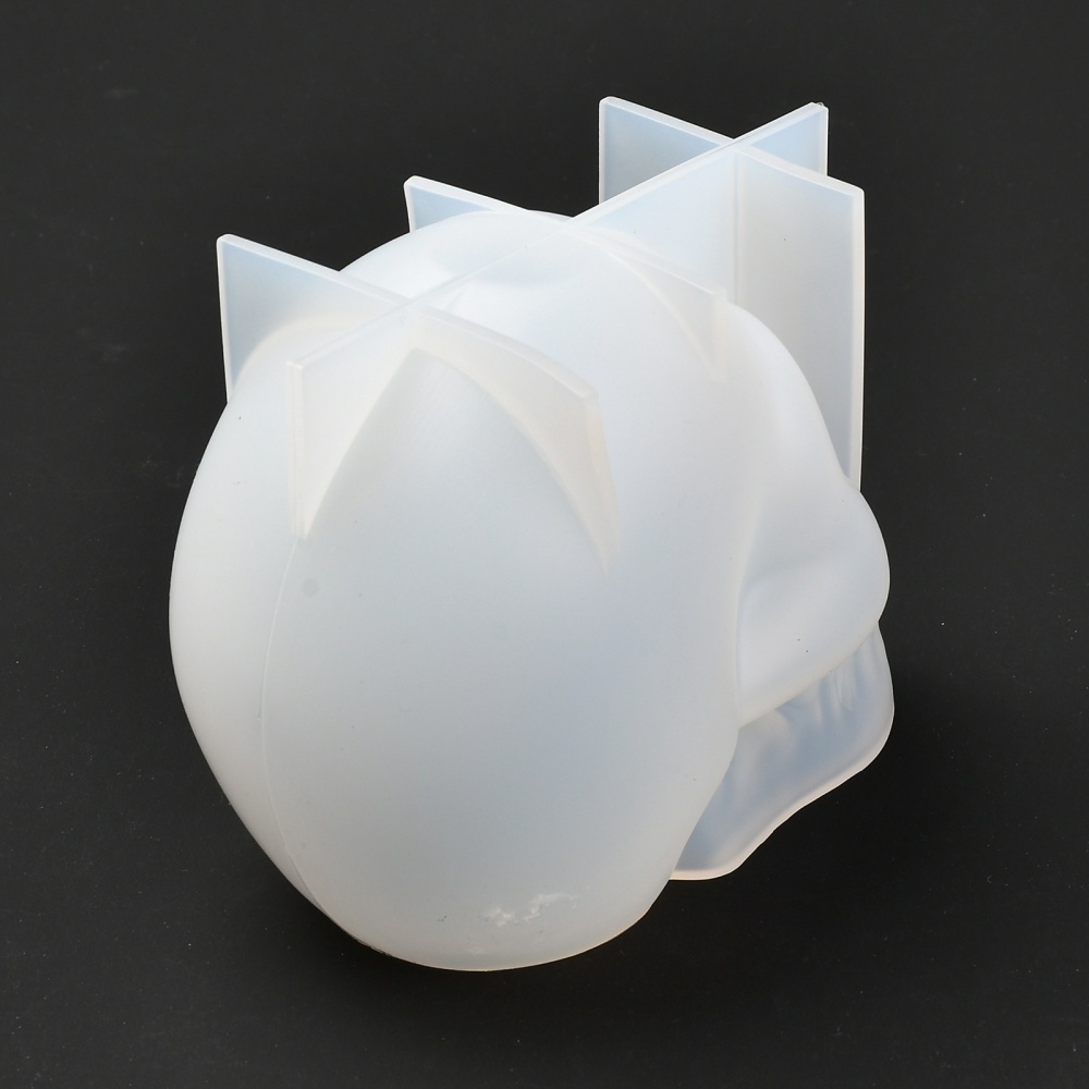 Silicone Resin Mold   Skull 3D - 3