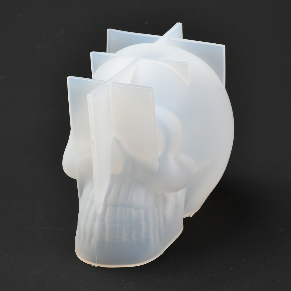 Silicone Resin Mold   Skull 3D