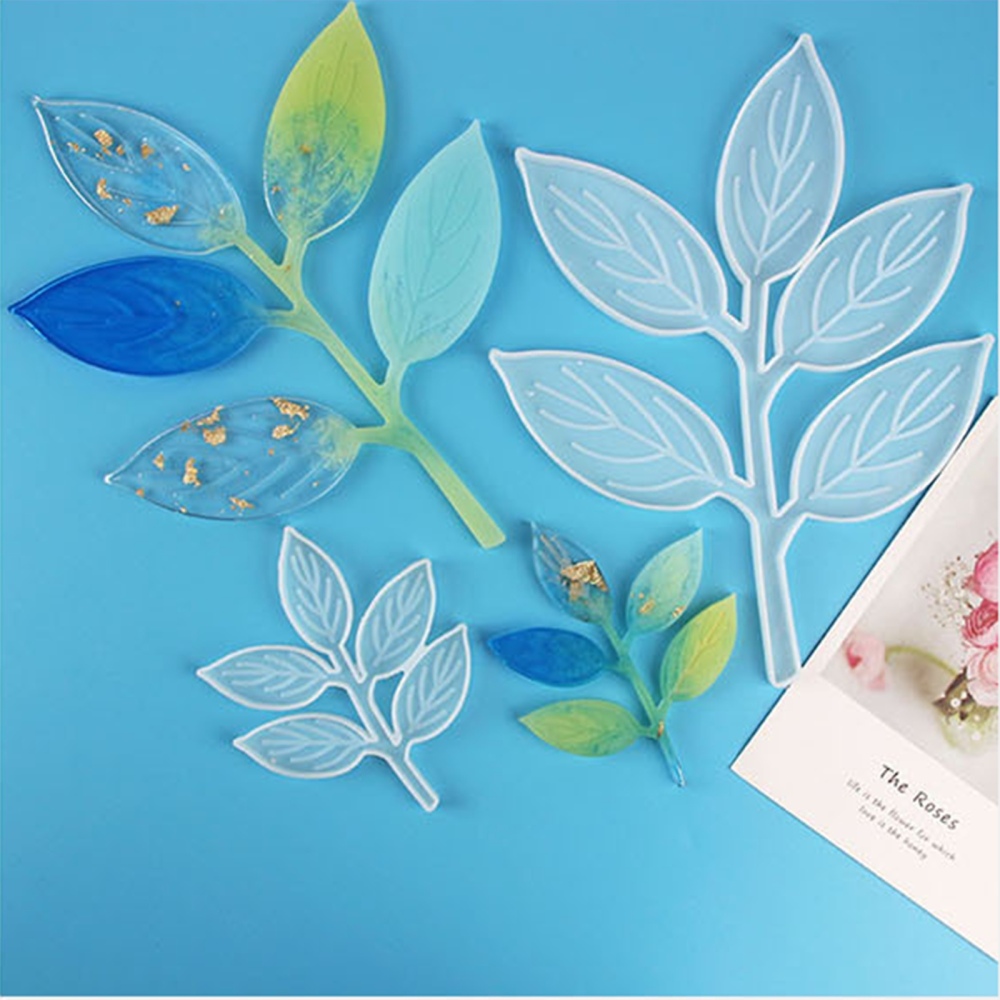 Silicone Resin Mold   Leaf 13cm - 2