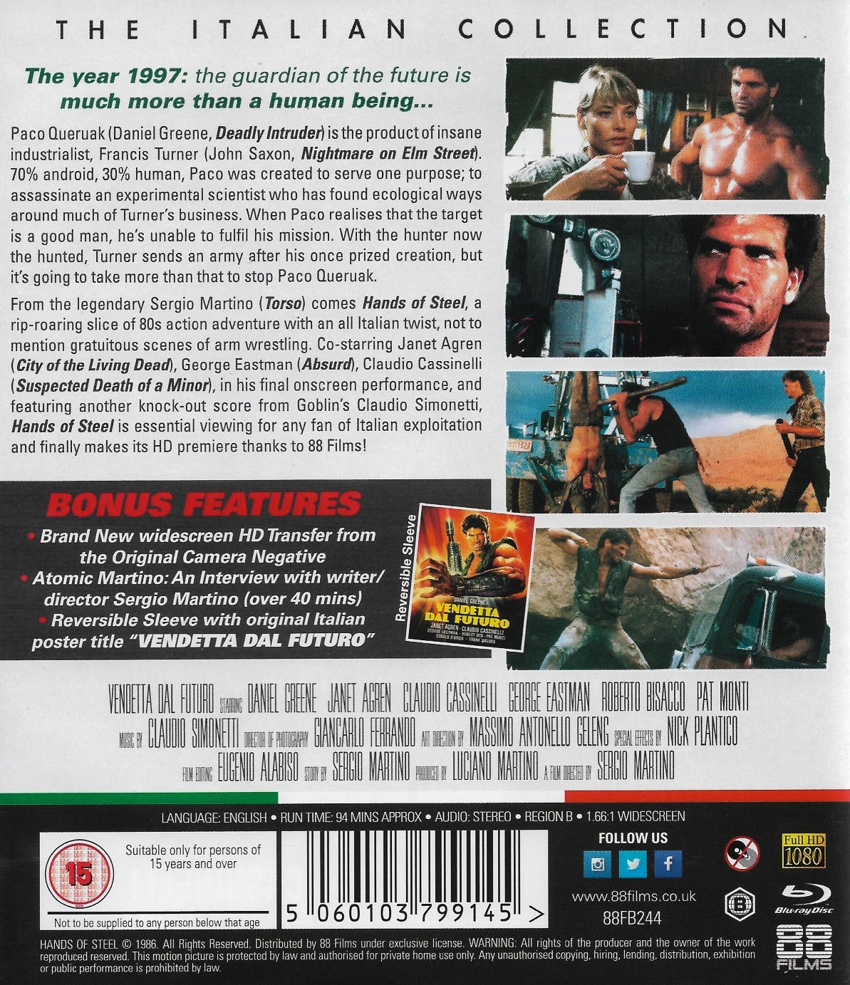 Hands of Steel (ej svensk text) (Blu-ray) - 2