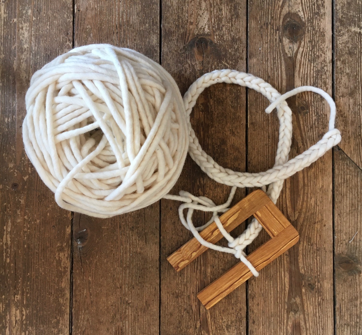 Felted wool yarn, 1 ply 100g - 3