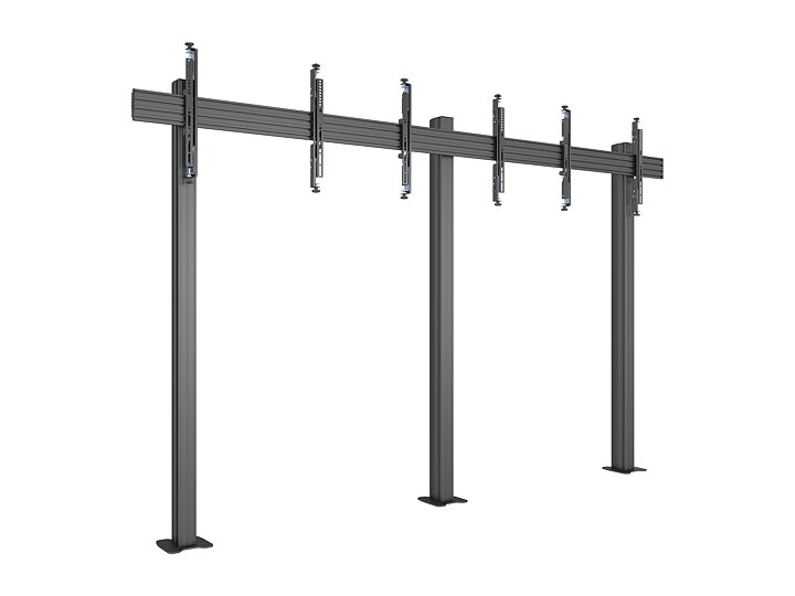M Floormount Column Pro 3x1 MBFM3x1U 180 Micro Adjustable