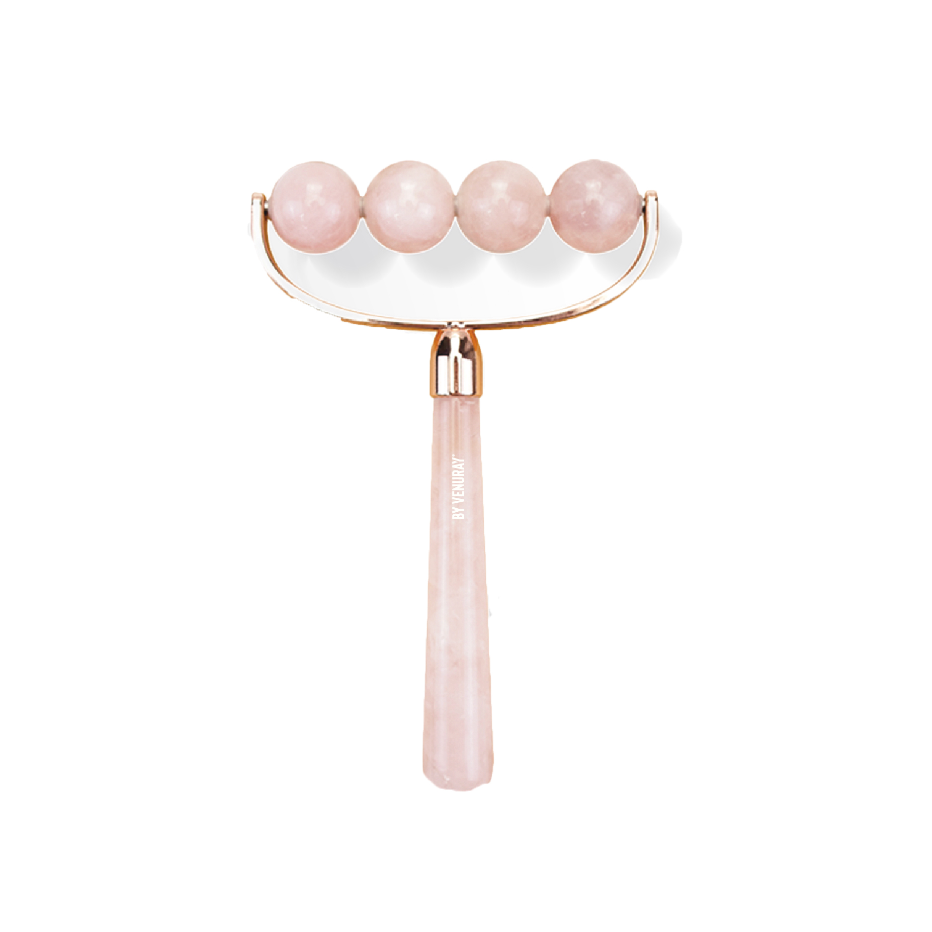 Rose Quarts Body Massage Roller Venuray