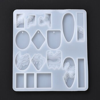 Resin / Gjutform  i silikon - 16 formar i en
