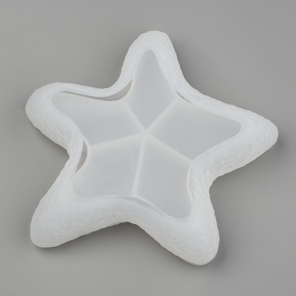 Resin / Gjutform  i silikon - Fat / Skål Stjärna - 3