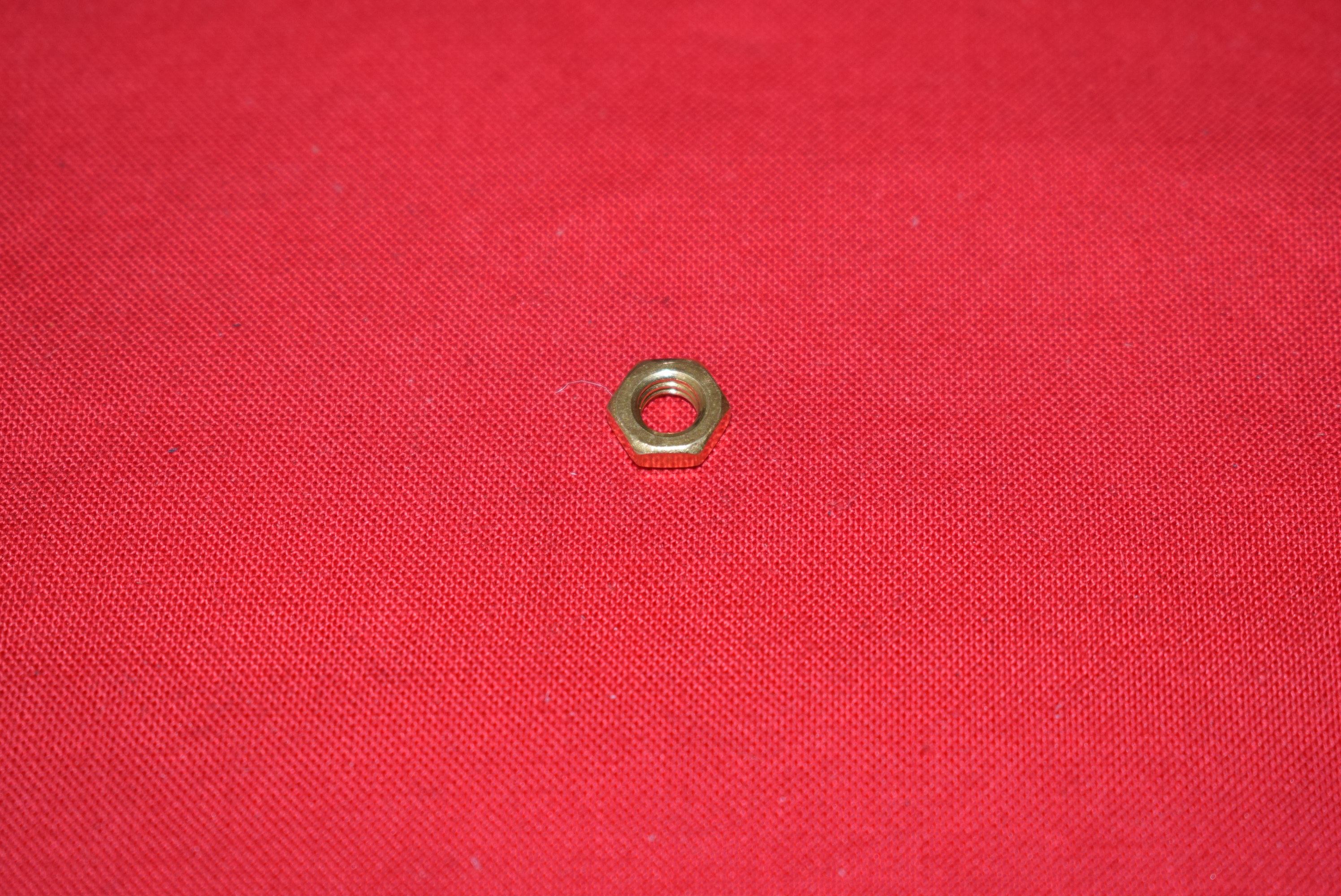 NUT 10-32  x 1/8 x 5/16  Brass