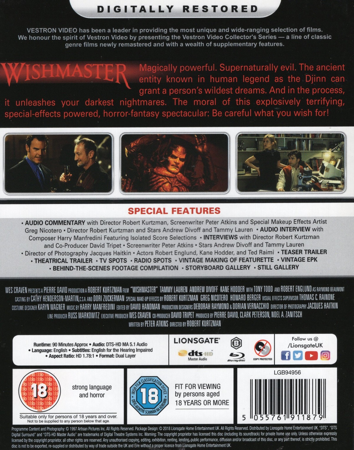 Wishmaster (ej svensk text) (Blu-ray) - 2