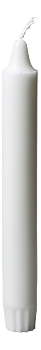 Kronljus 20cm Vit 