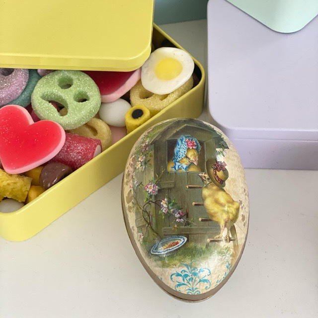 Easter egg - Egg - Vintage - 9 cm