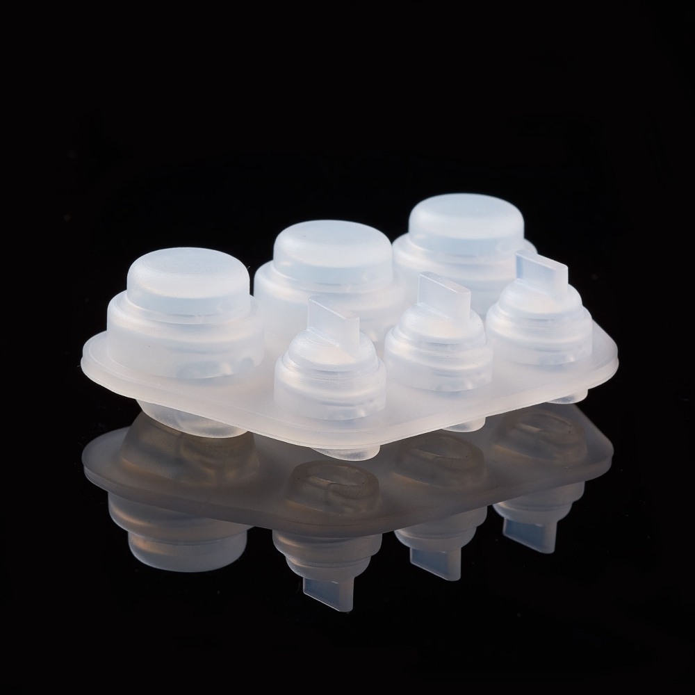 Silicone Resin Mold  skull w hat, 2 sizes - 2