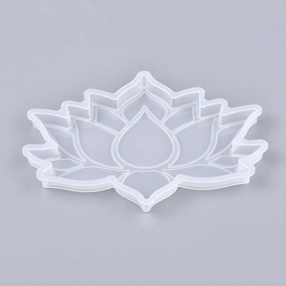 Silicone Resin Mold   tray coaster  Lotus