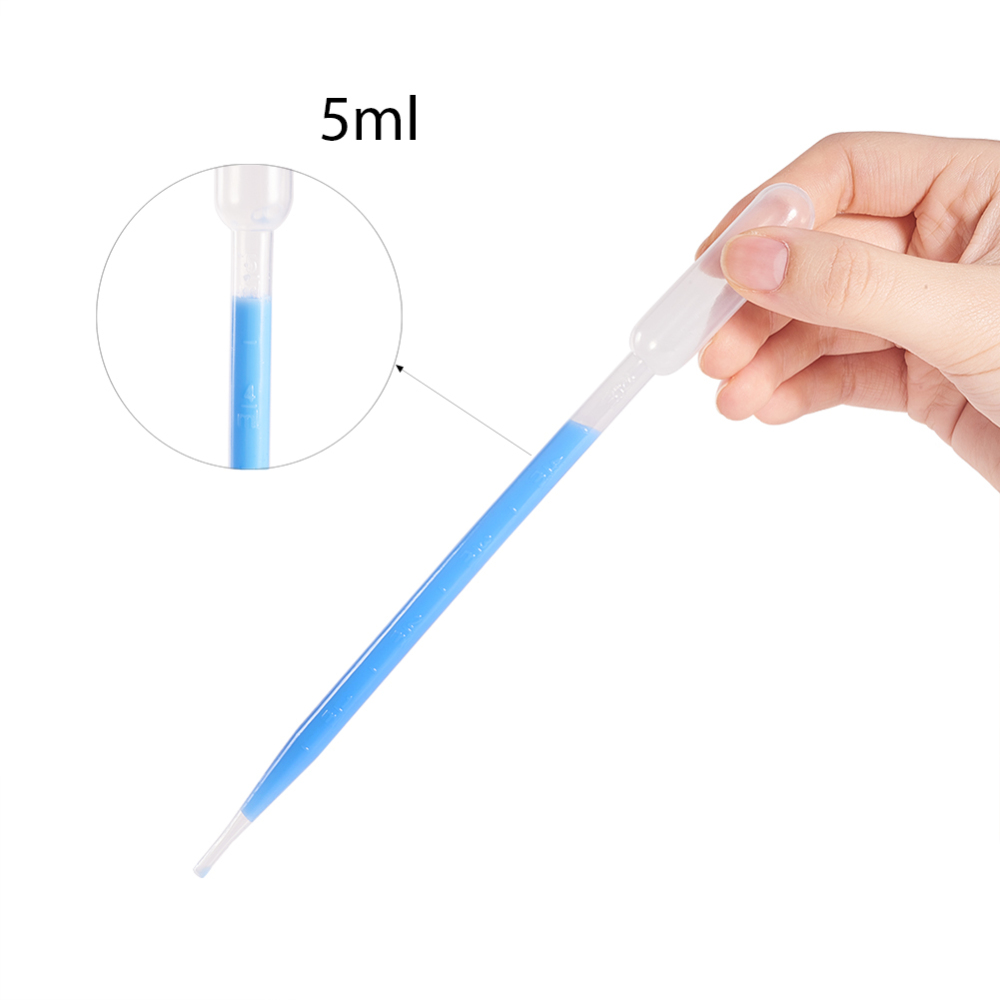 Transfer Pipettes, Essential Oils Pipettes Dropper, Clear, 10pcs 5 ml - 3