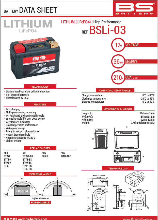 BS Lithium BSLi-03 - 2