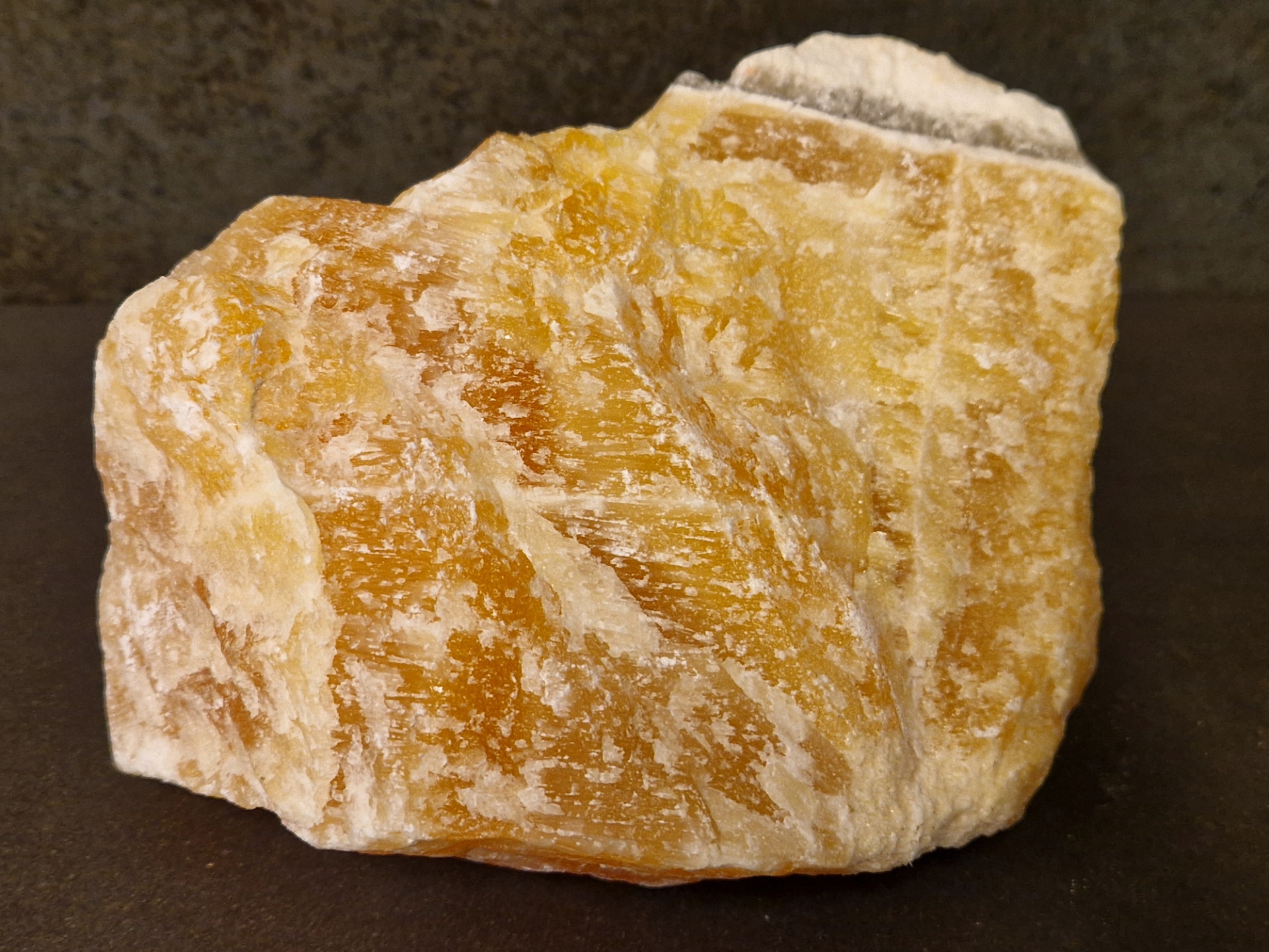 Rå Orange Kalcit, Ej behandlad  - 1-3kilo