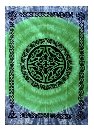 Batik Keltiskknut /  Lyckoknut  -  Väggbonad / Sängöverkast