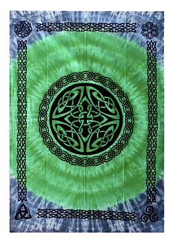 Batik Keltiskknut /  Lyckoknut  -  Väggbonad / Sängöverkast