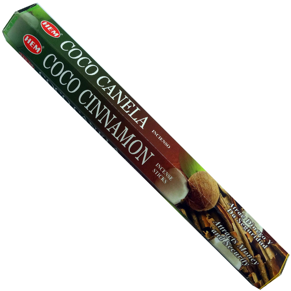 Hem Coconut /  Kanel Rökelse  - Hexagram Paket