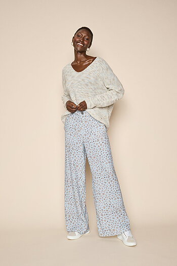 Mos Mosh - MMThora Spacedye Knit Ecru
