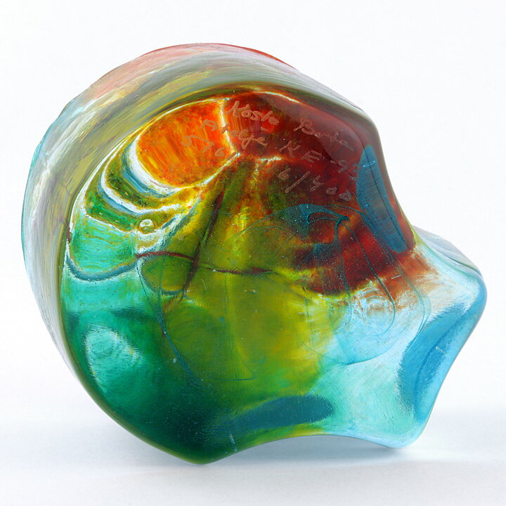 Kjell Engman (1993) Limited One-Eyed Face Sculpture 9 cm
