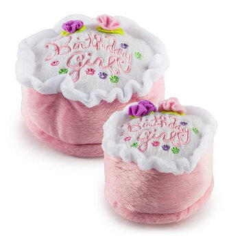Haute Diggity Dog Birthday Girl Cake Dog Toy