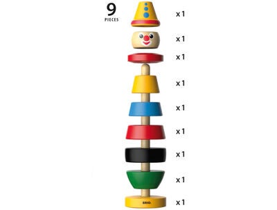 Brio Stapel Clown 30120 - 4