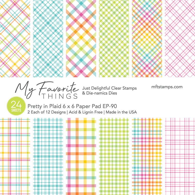 MY FAVORITE THINGS -MSTN Pretty in Plaid Paper Pad