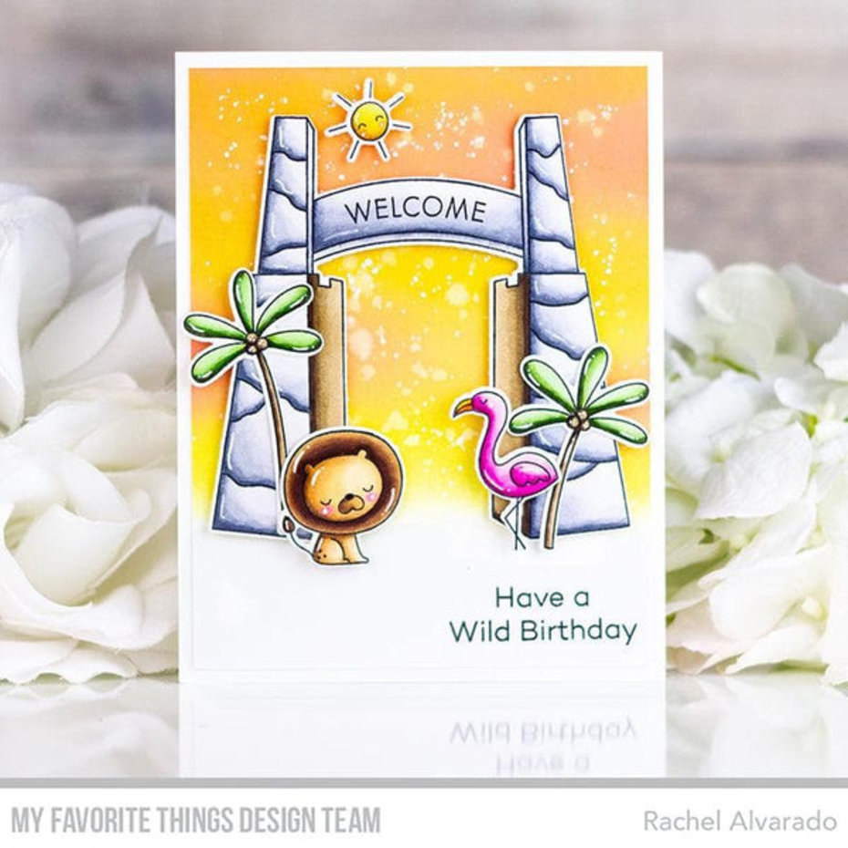 MY FAVORITE THINGS-YUZU Welcome to Adventure STAMP & DIE SET  - 6