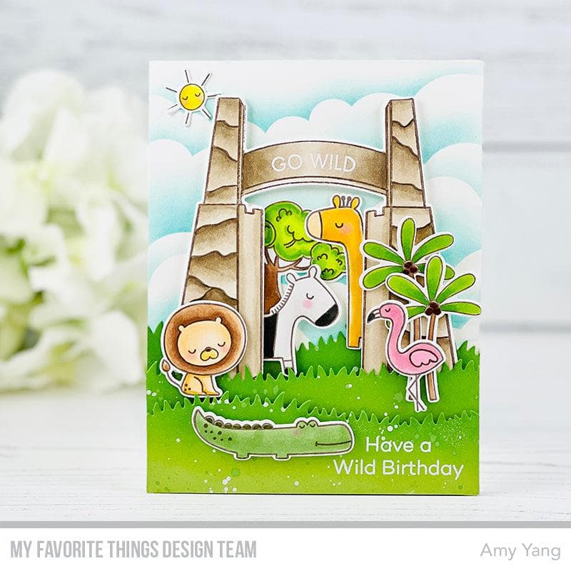 MY FAVORITE THINGS-YUZU Welcome to Adventure STAMP & DIE SET  - 3