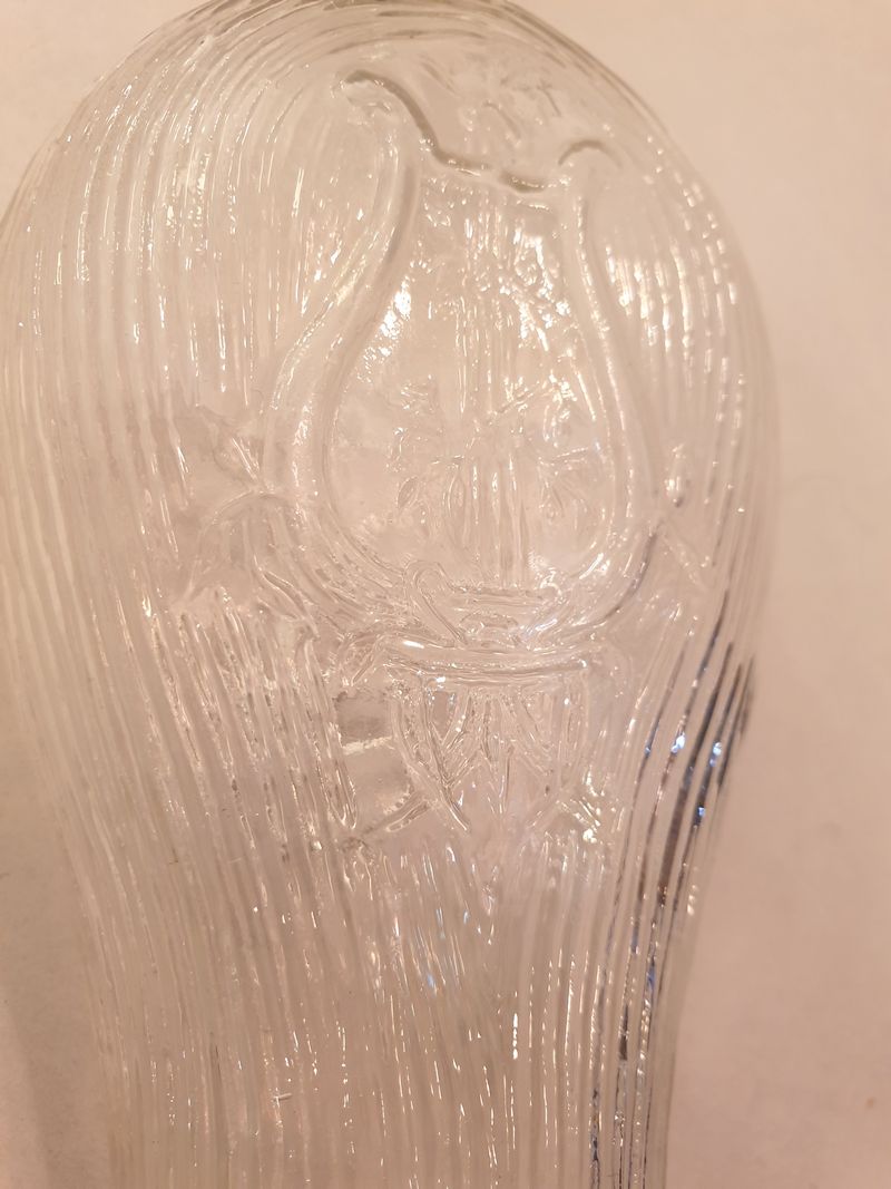 Hunting flask antique lyre - 2
