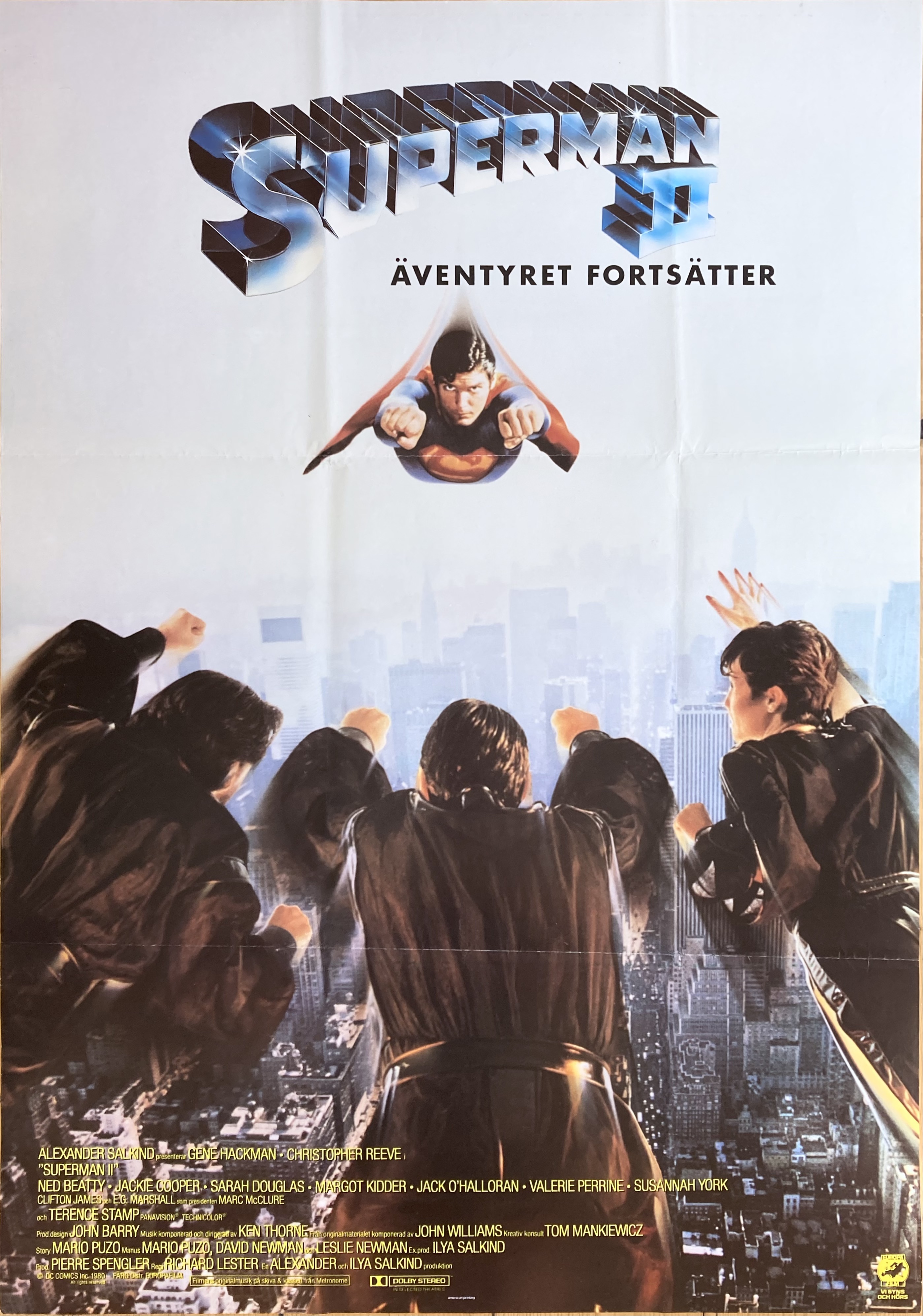 SUPERMAN II - ÄVENTYRET FORTSÄTTER (1980)
