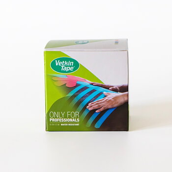 VetkinTape Kinesiologie-Tape für Pferde 6 cm x 5 m limettengrün, 1 Rolle und Einzelhandelsverpackung, zur Muskelunterstützung und Rehabilitation von Pferden