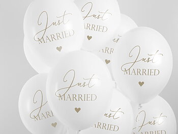 Ballonger | 50-pack | "Just married" | Vita