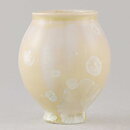 Isak Isaksson (2020) Unique Vase with Yellow Crystalline Glaze 8 cm