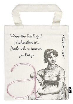 Libri_x : Jane Austen - tygväska i pocketformat - istället för en handväska! 
