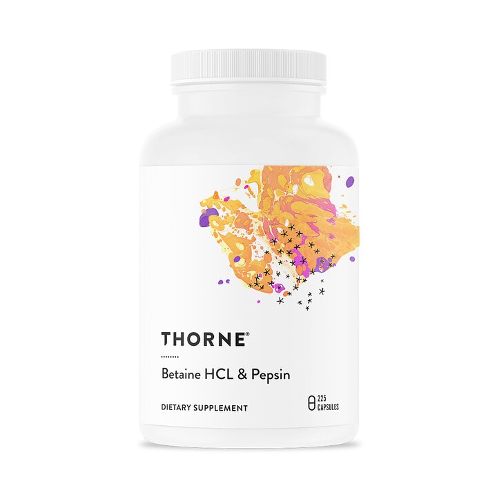 Betaine HCL / Pepsin, 225 kap Thorne