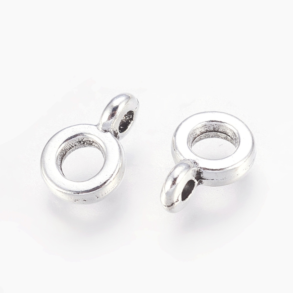 Connector /bail/Berlockhållare - Silver ring