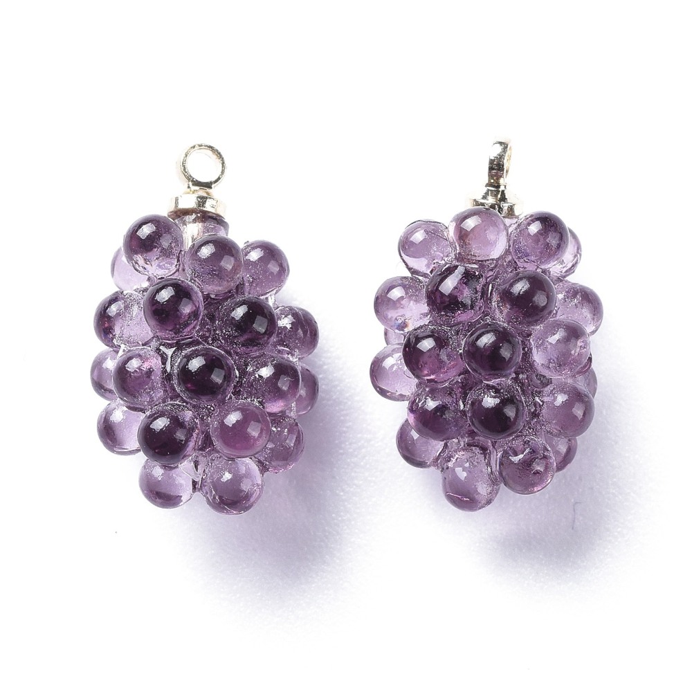 Berlock - Resin Vindruva 3D, Lila - 2
