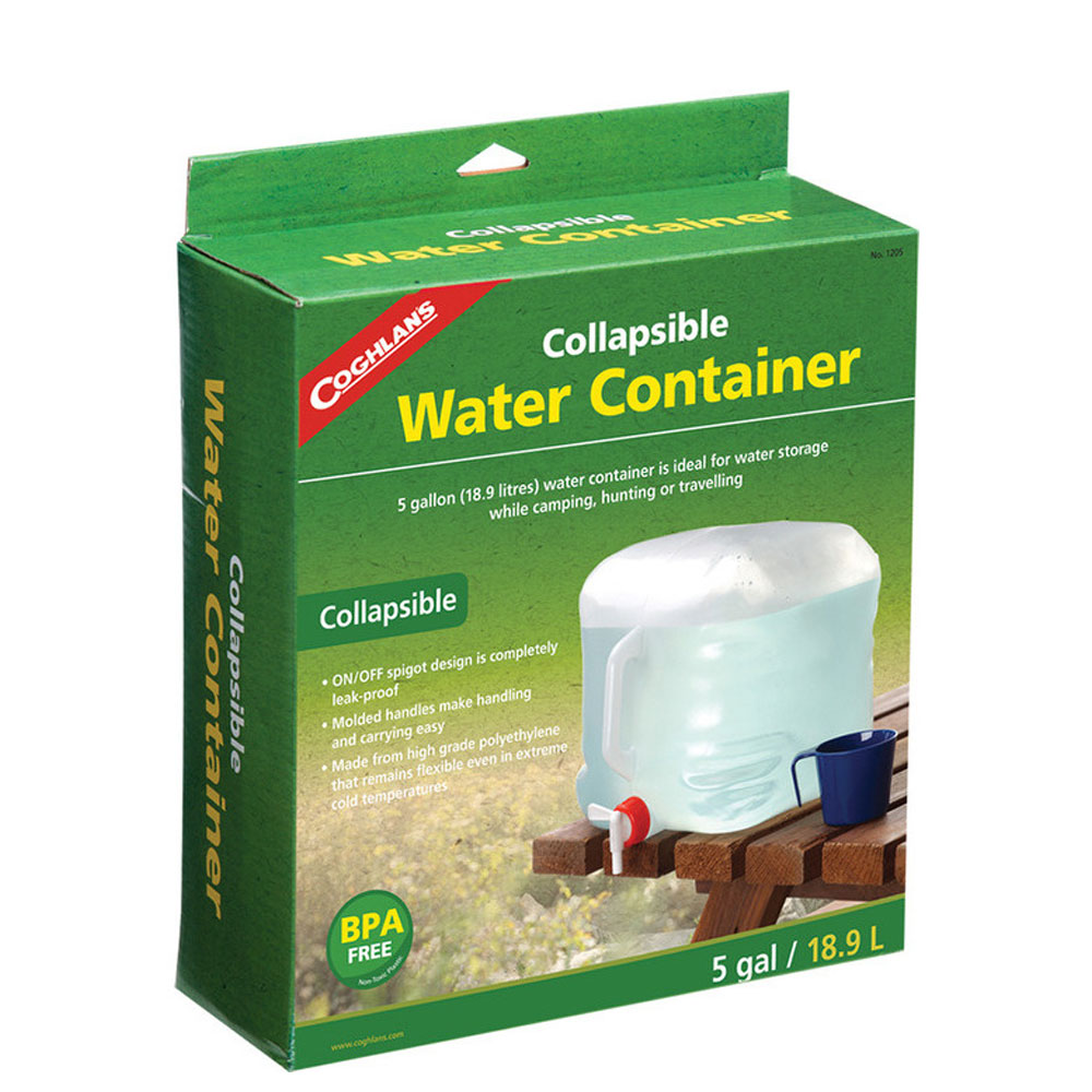 Hoppackningsbar vattendunk - COGHLANS Collapsible Water Container - 2