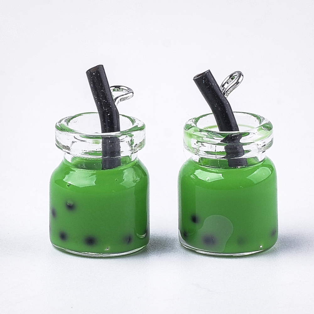 Berlock - Resin 3D Drink Boba Tea, Kiwi