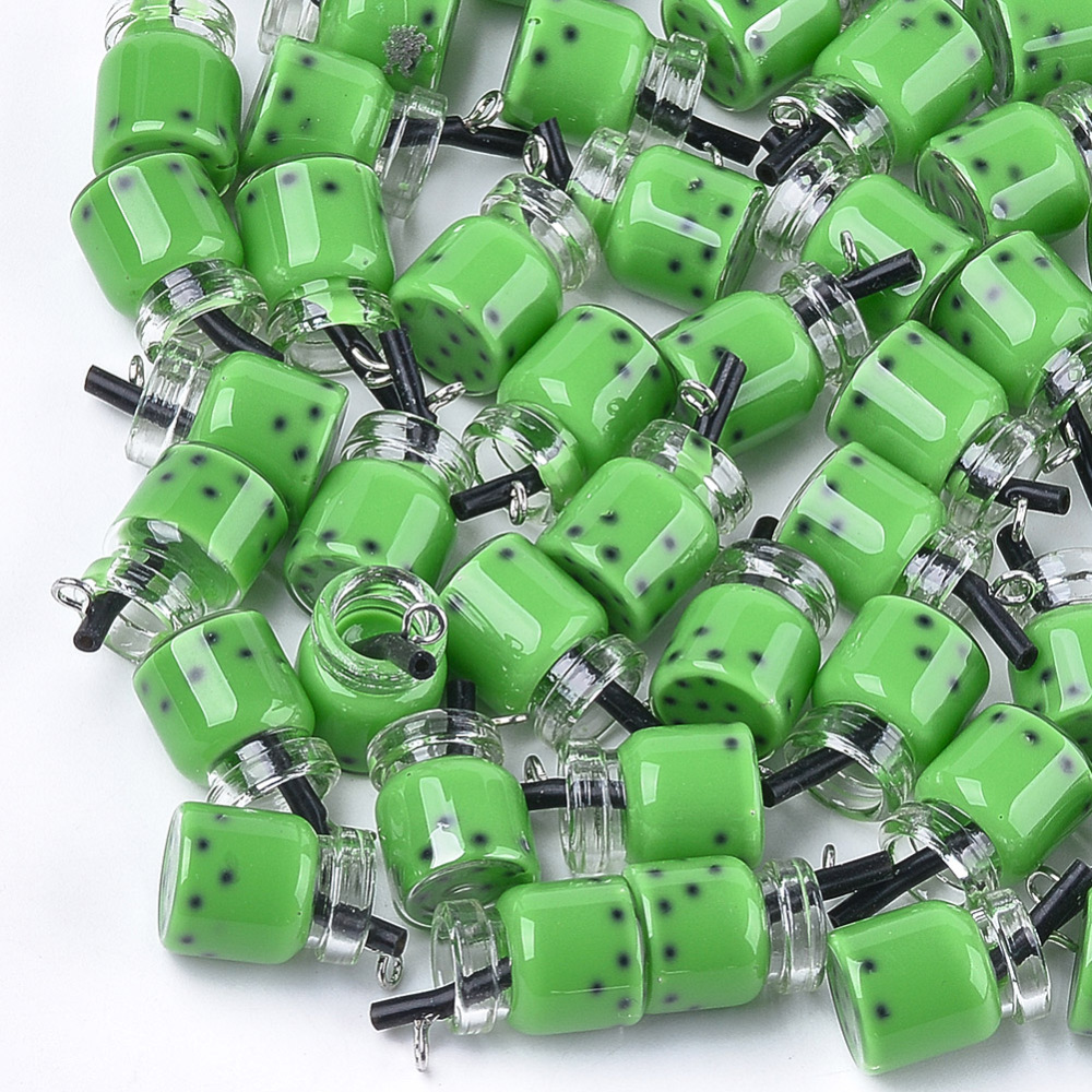 Berlock - Resin 3D Drink Boba Tea, Kiwi - 2
